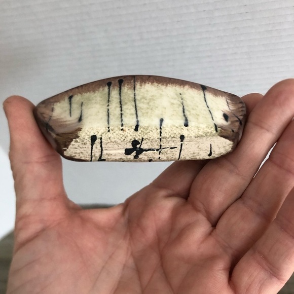 Ceramic Birch Canoe by Susan Robertson - Picture 6 of 10